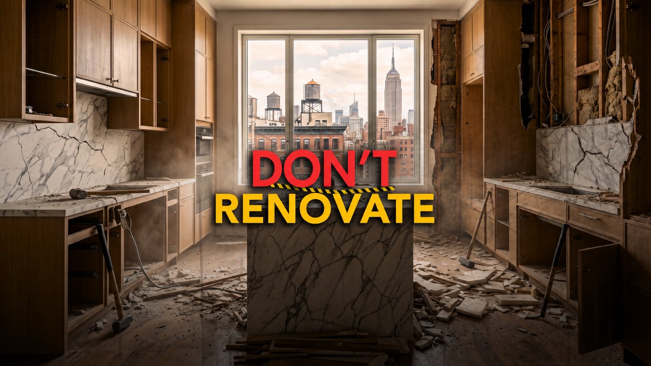 Don't Renovate Before Selling Your NYC Apartment