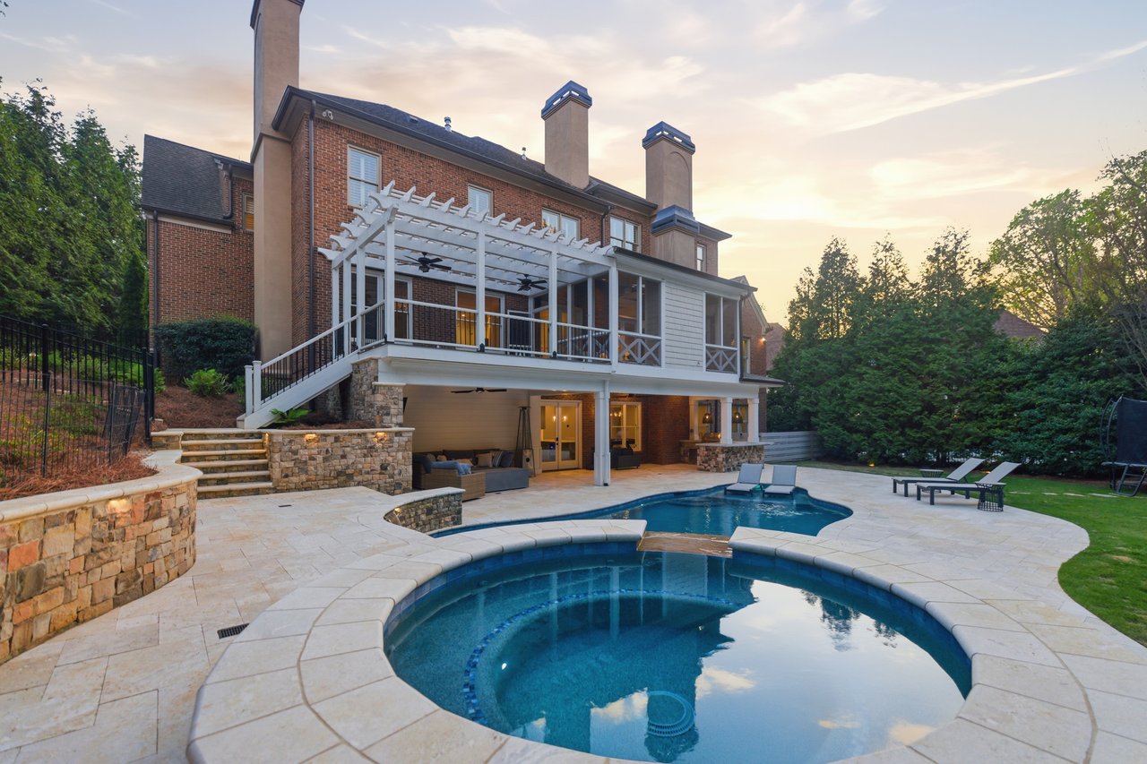 Outdoor living in East Cobb luxury