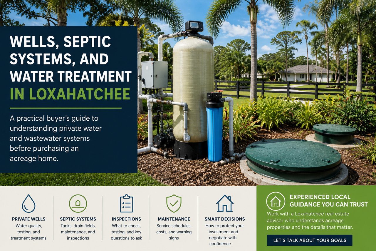 Wells, Septic Systems, and Water Treatment in Loxahatchee