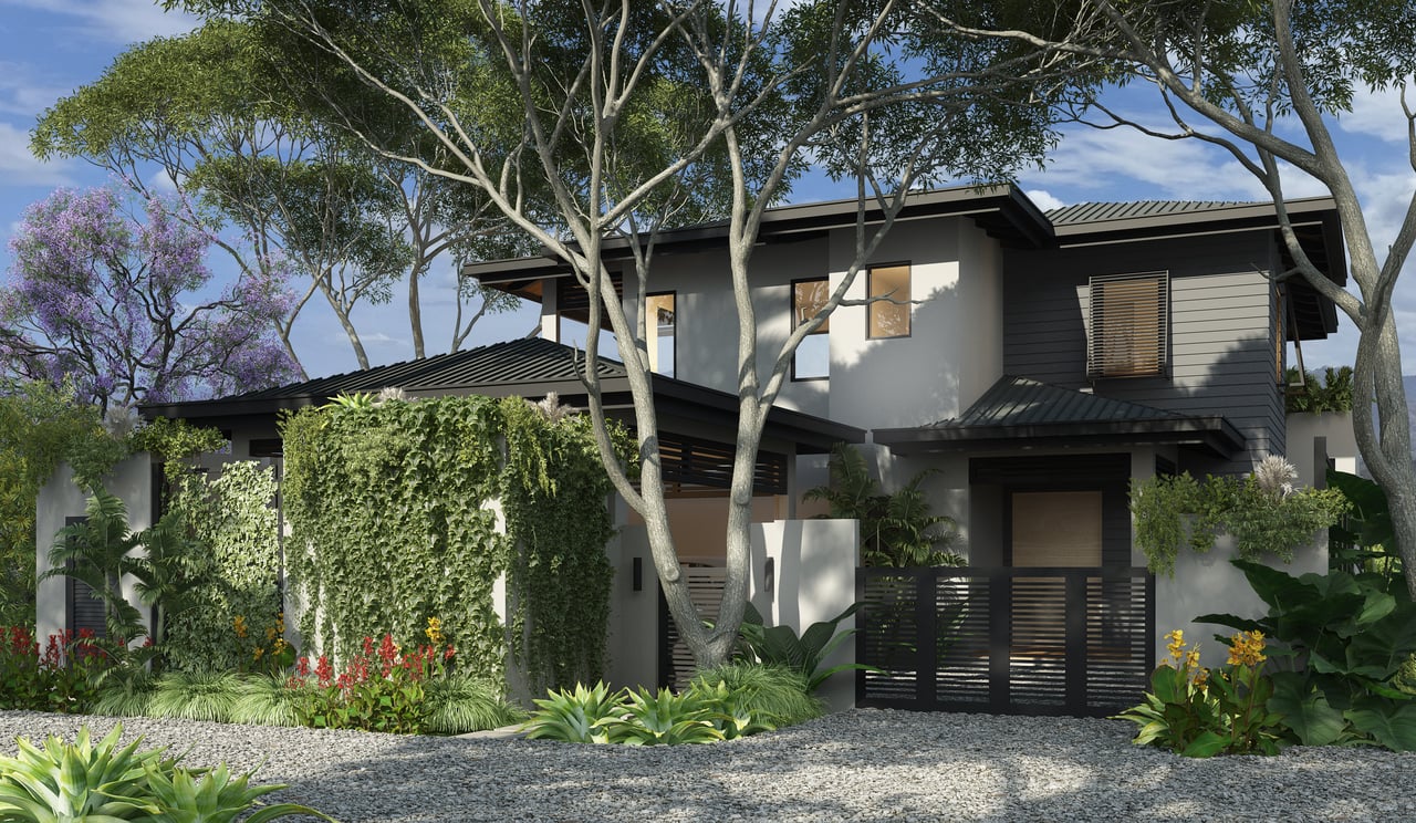Casa Caracol | Elegant Tropical Home with Guest Apartment and Integrated Nature in Tamarindo Area