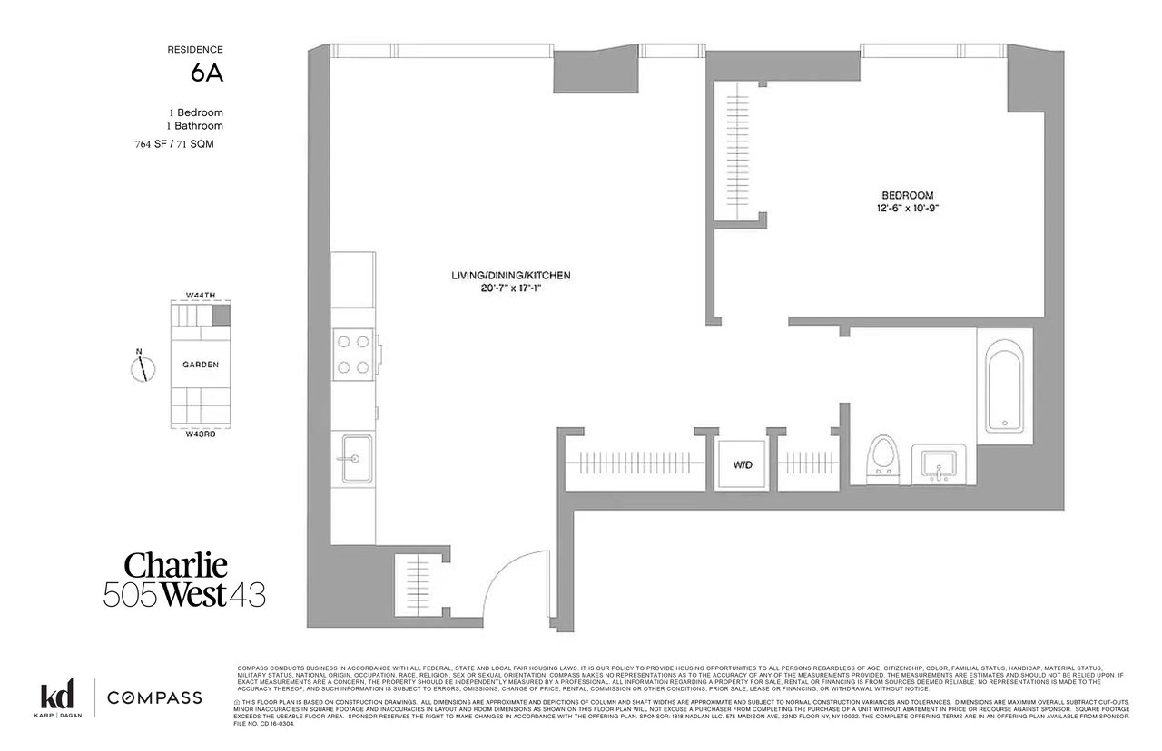 505-513 West 43rd Street 6A