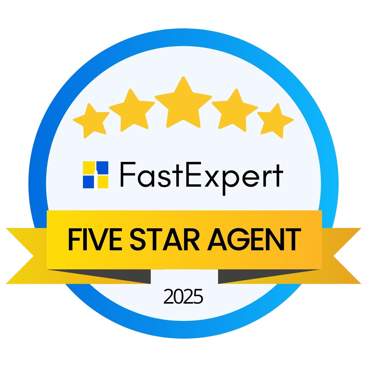 🏅 FastExpert Awards Jake Sullivan the 2025 “5-Star Agent” Badge