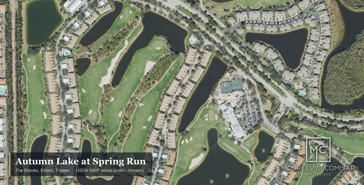 Spring Run at The Brooks - Autumn Lake