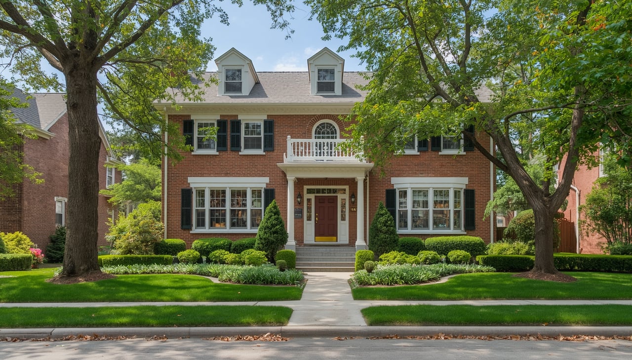 Wilmette brick home north shore