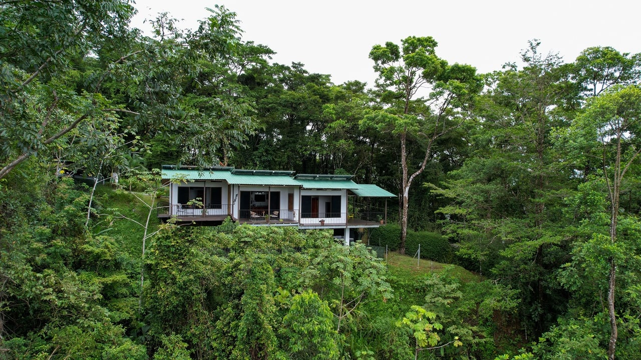 Jungle Canopy Retreat with Ocean, Cano Island & Mountain Views Near Dominical