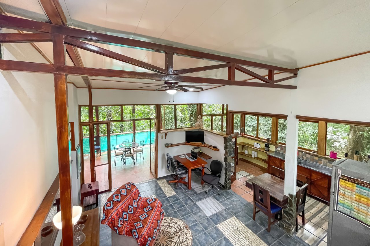 Jungle Retreat with 4 Turn-Key Vacation Rentals for Sale in Quepos