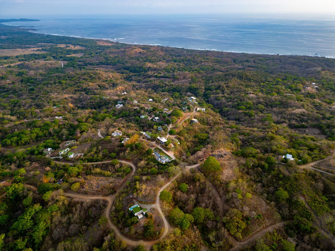 Ocean view lot #93B in Black Beauty Community, Nosara Area.