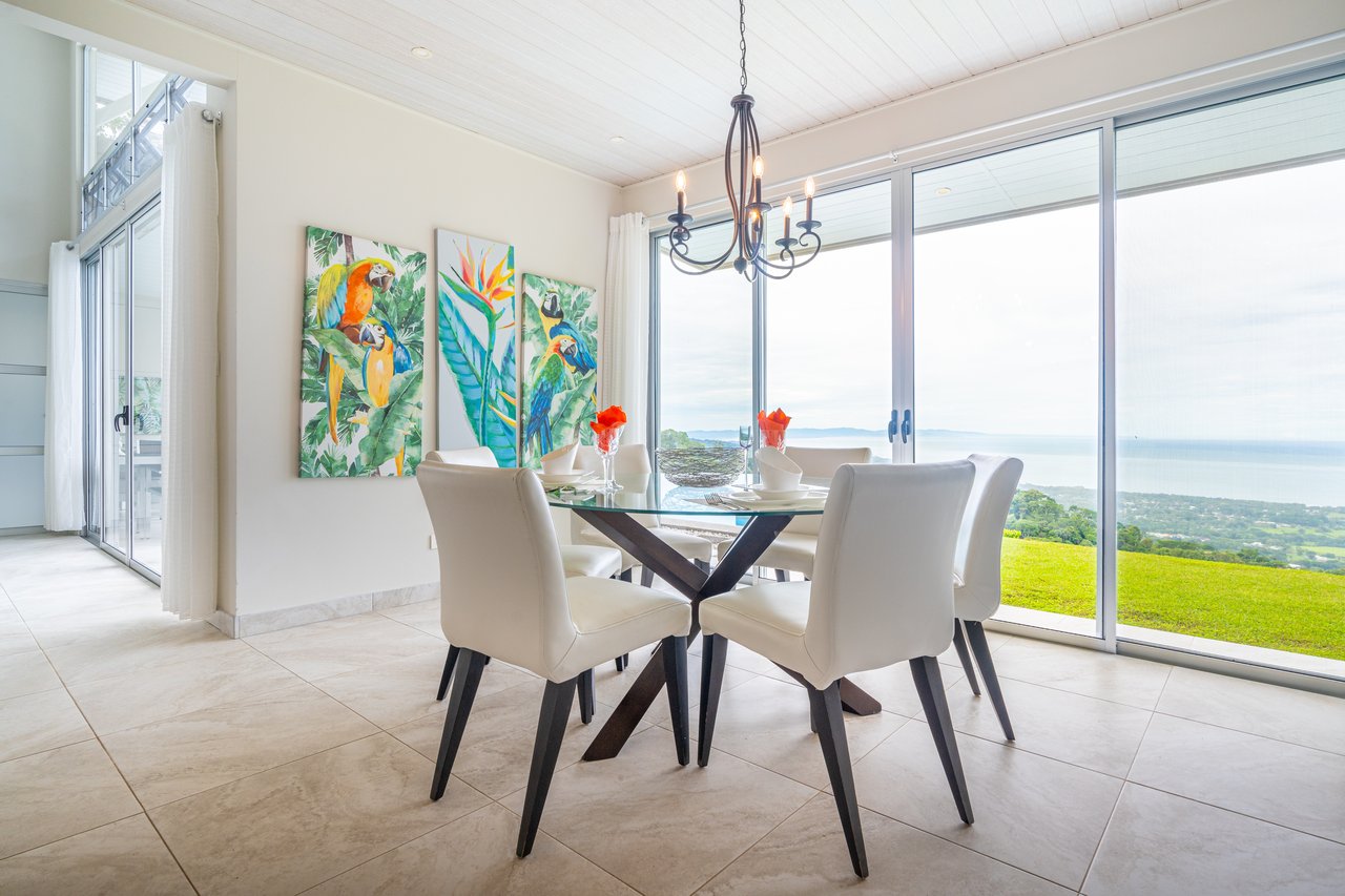 Villa Blü – An Elevated Oasis in Uvita, Jaw Dropping Views of the Whales Tail and Osa!
