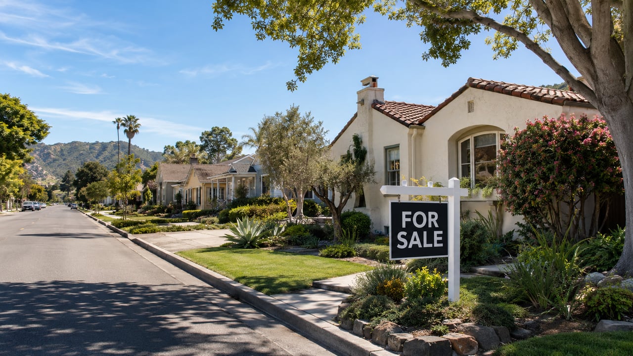 Seller and real estate professional reviewing buyer financing qualifications during a Central Coast home sale