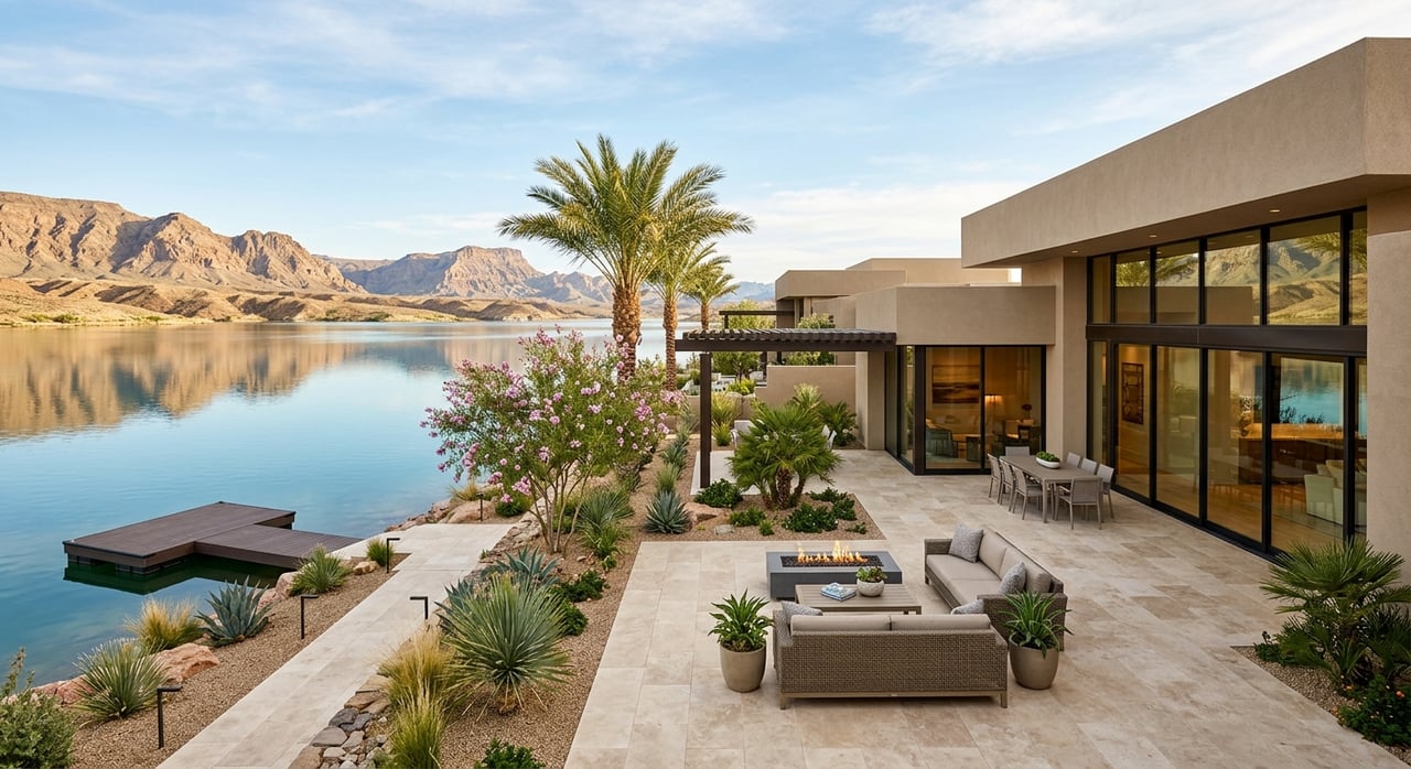 Waterfront Living In The Lakes Las Vegas