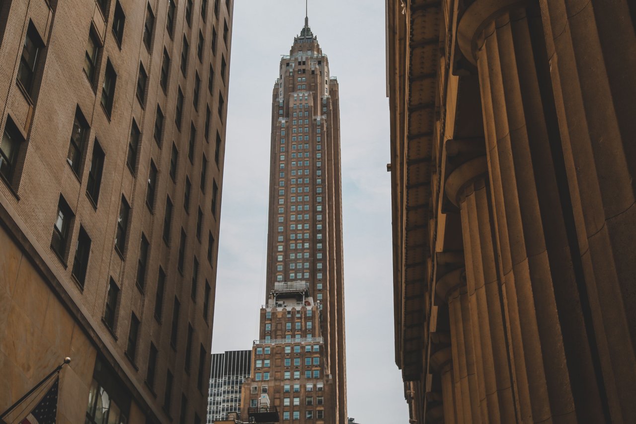 70 Pine Street, the iconic Art Deco luxury residential tower in Manhattan's Financial District.