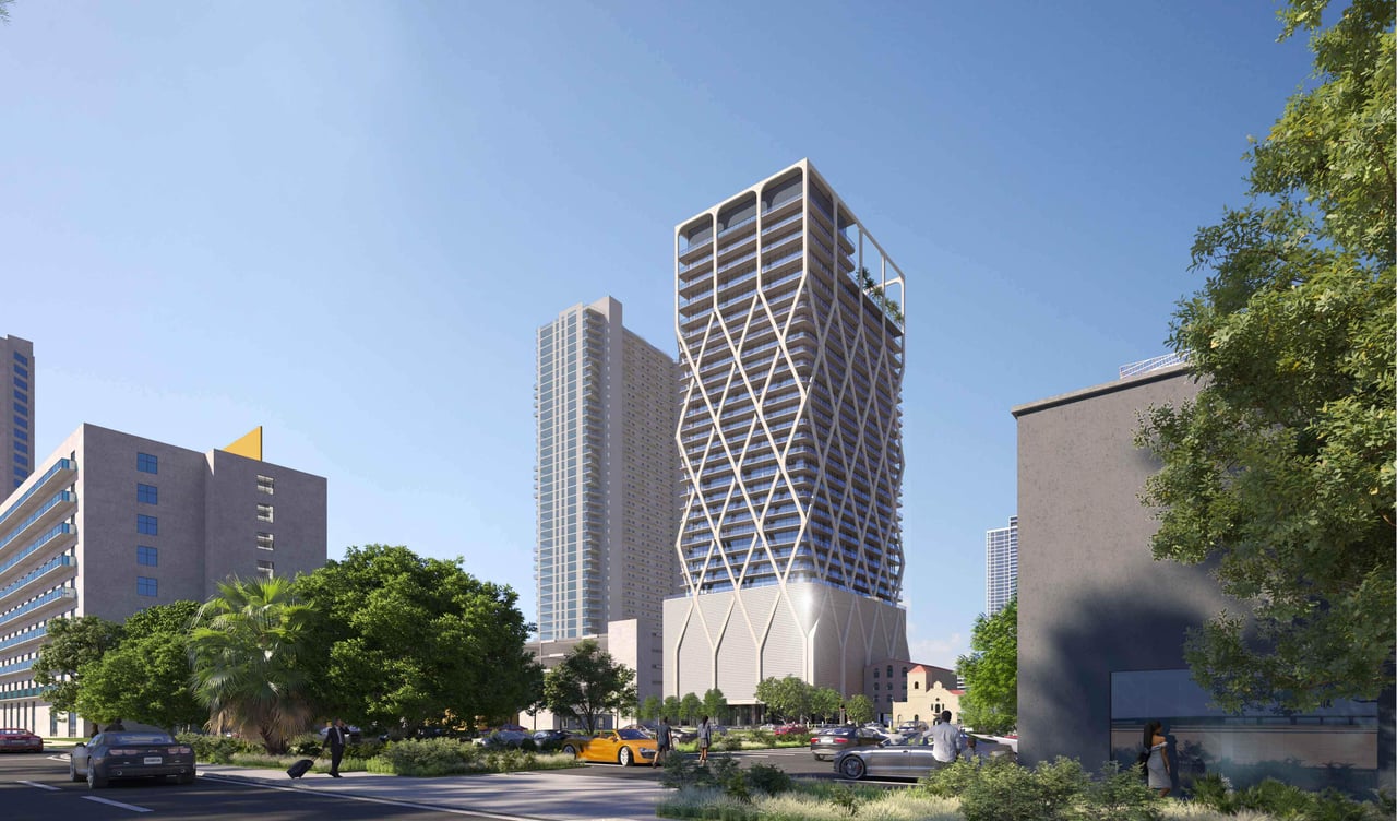 Developers Obtain Utilities for 36-Story Diagrid Tower in Edgewater