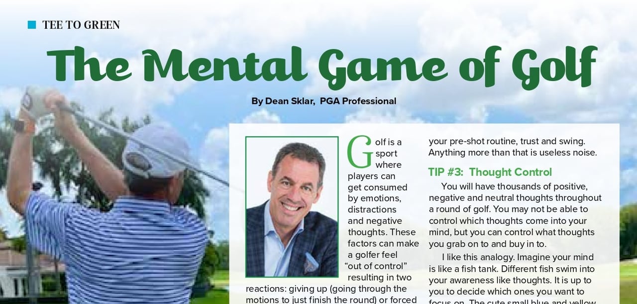 The Mental Game of Golf