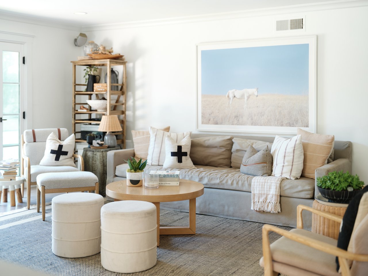 styled interior living room