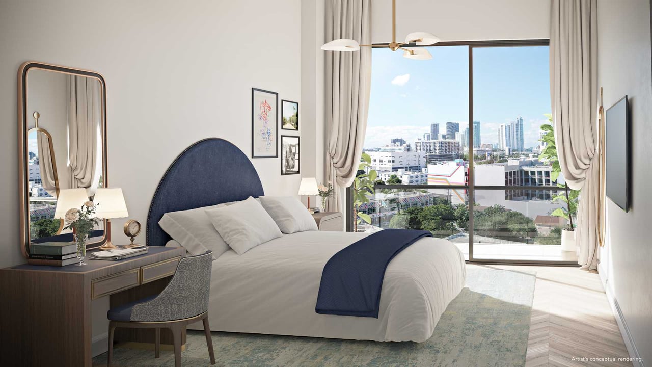 NoMad Wynwood residences bedroom 