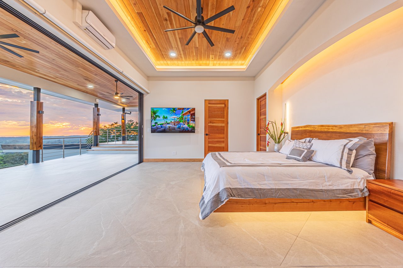 4 ACRES – 3 Bedroom Home “The Crystal Shire” With Wide Ocean View, Creek, Solar Power, Fine Craftsmanship, Self Sufficiency!!