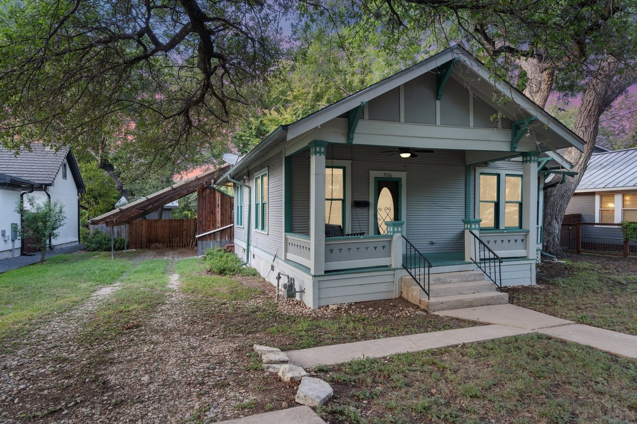 SOLD by Keenan Group: 706 E Monroe Street - Travis Heights Historic Charmer