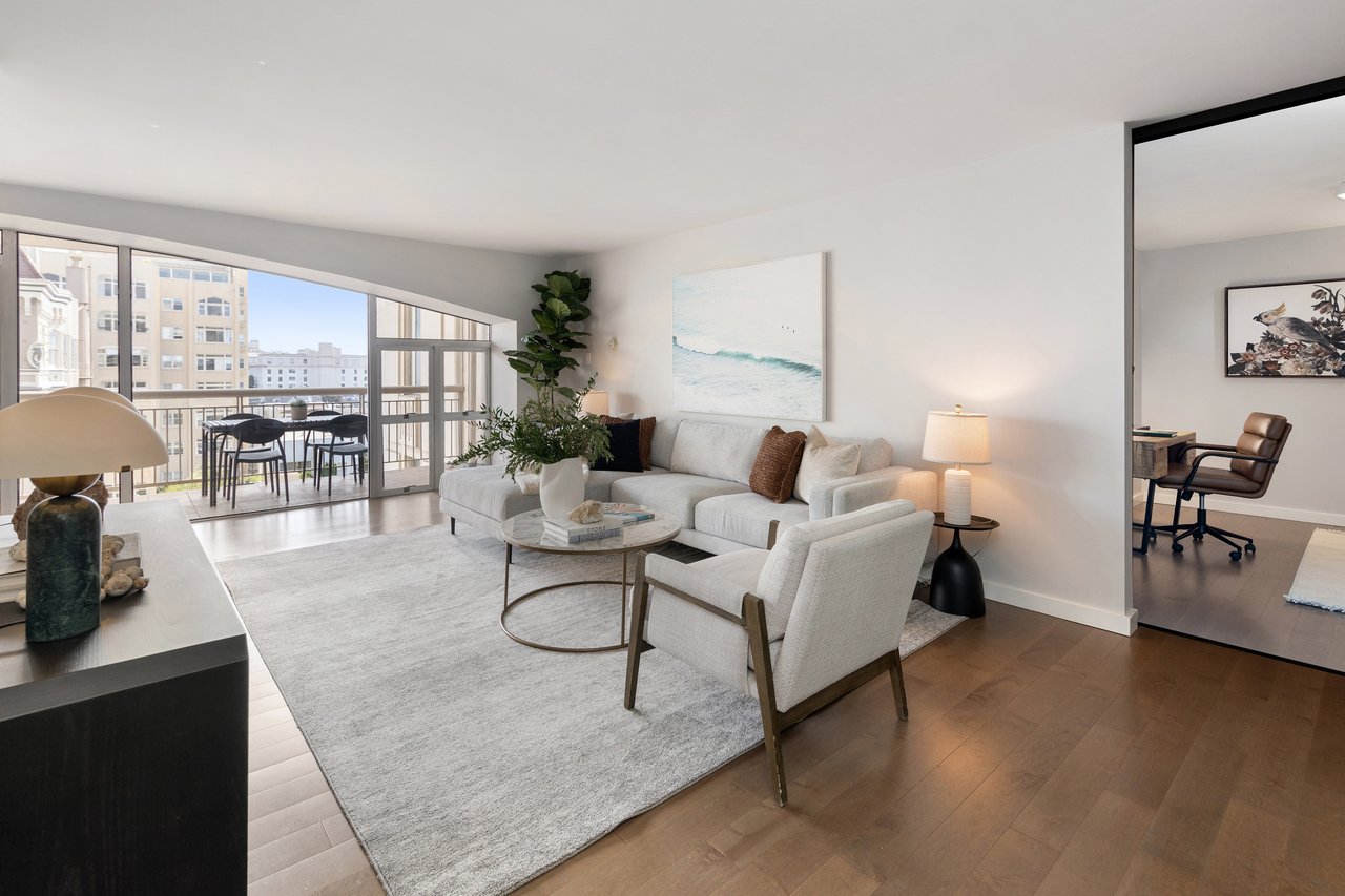 Contemporary Pacific Heights 1 Bedroom + Den