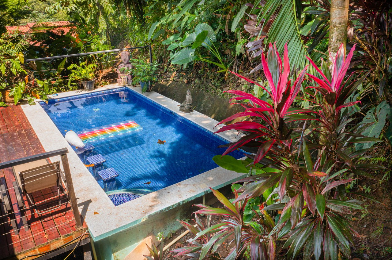 0.15 ACRES – 2 Bedroom Artistic River Home In The Rainforest!!!