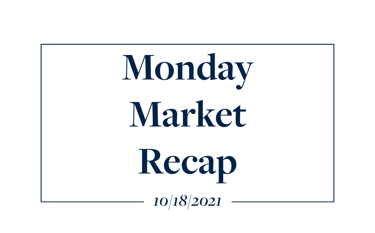 Monday Market Update