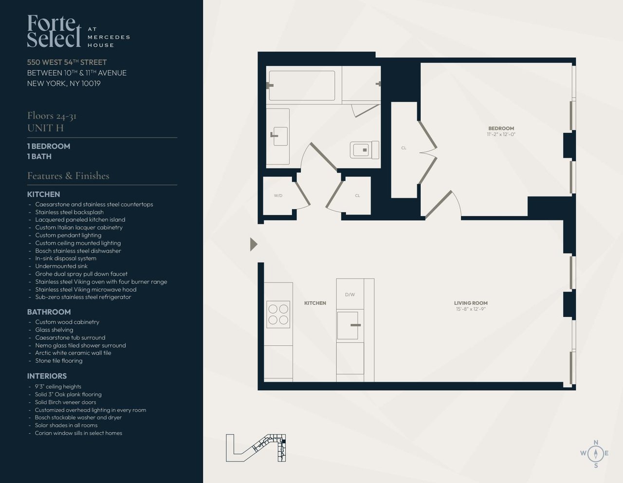 554 West 54th Street, Apt 28-H