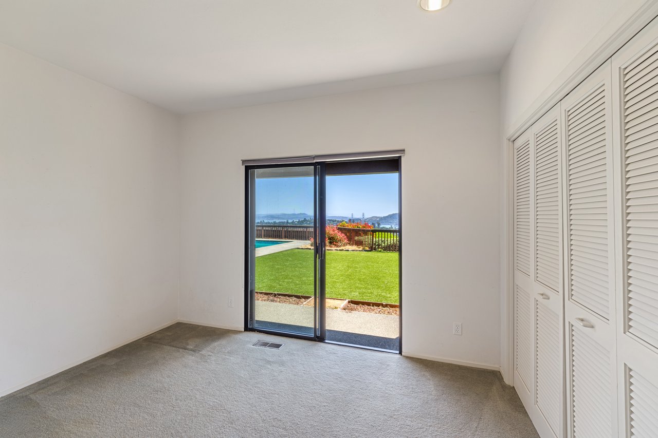 Incredible Backyard with San Francisco Bay Views and Pool