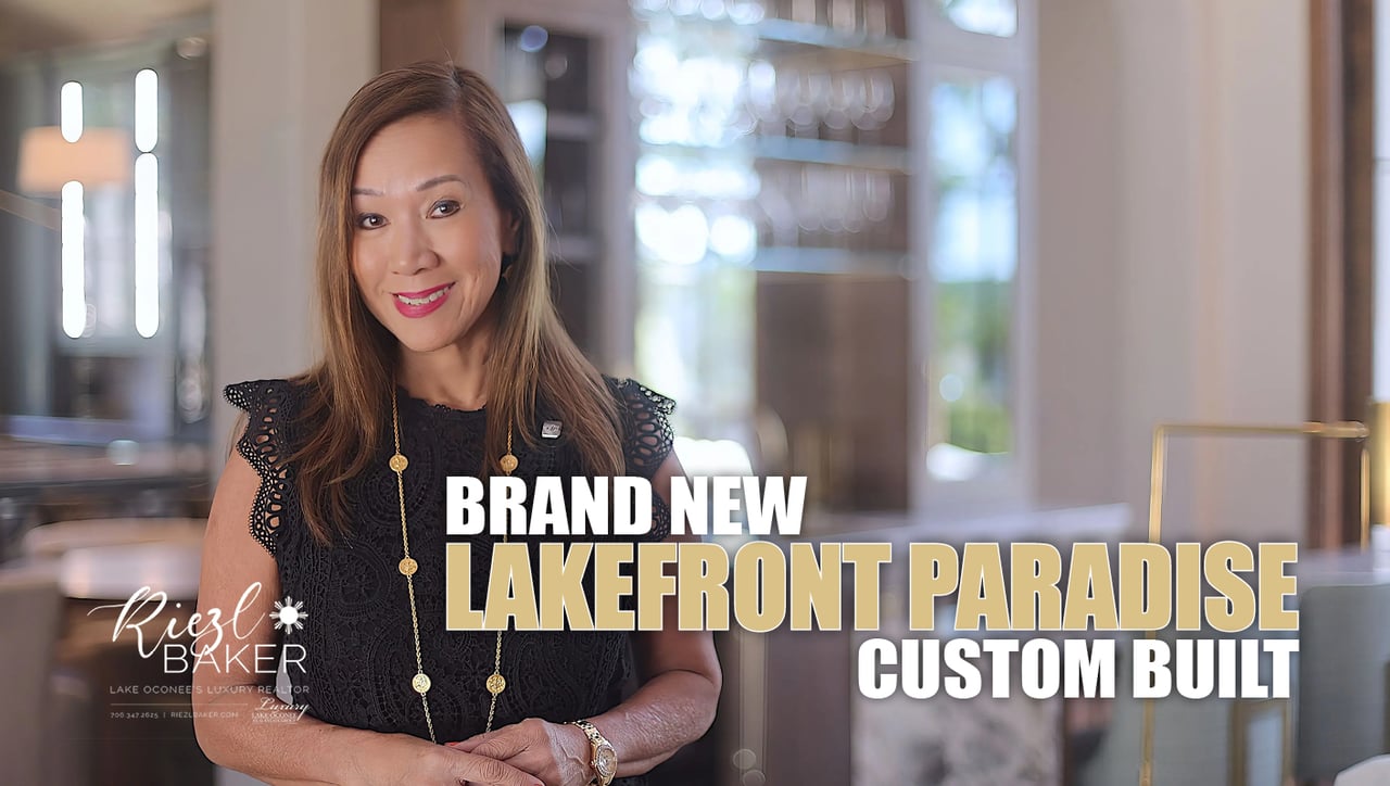 BRAND NEW, MOVE-IN READY Custom Lakefront Paradise in Reynolds Lake Oconee