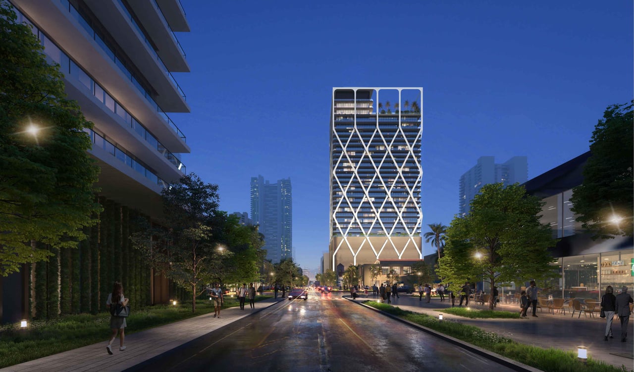 December 2024 | Proposed Design Features ‘Diagrid Envelope’ for 36-Story Tower