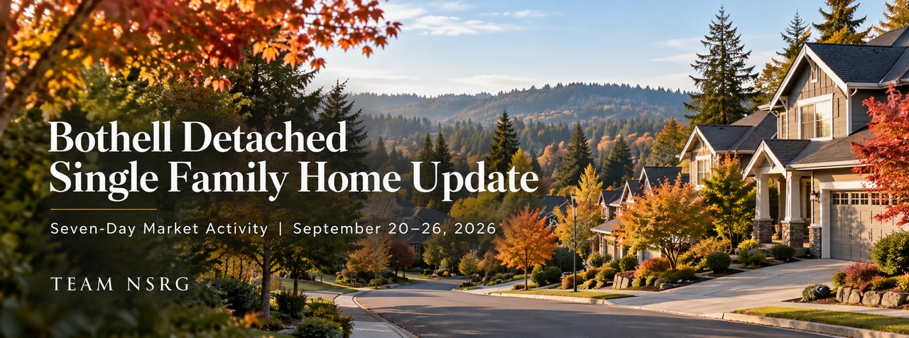 Bothell Detached Single Family Home Update
