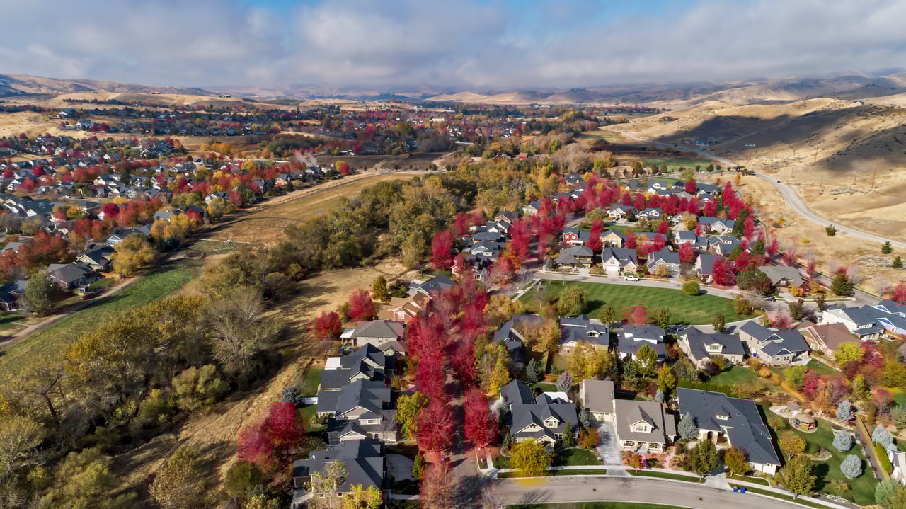 Boise and Meridian Idaho skyline representing the hottest real estate market in Idaho