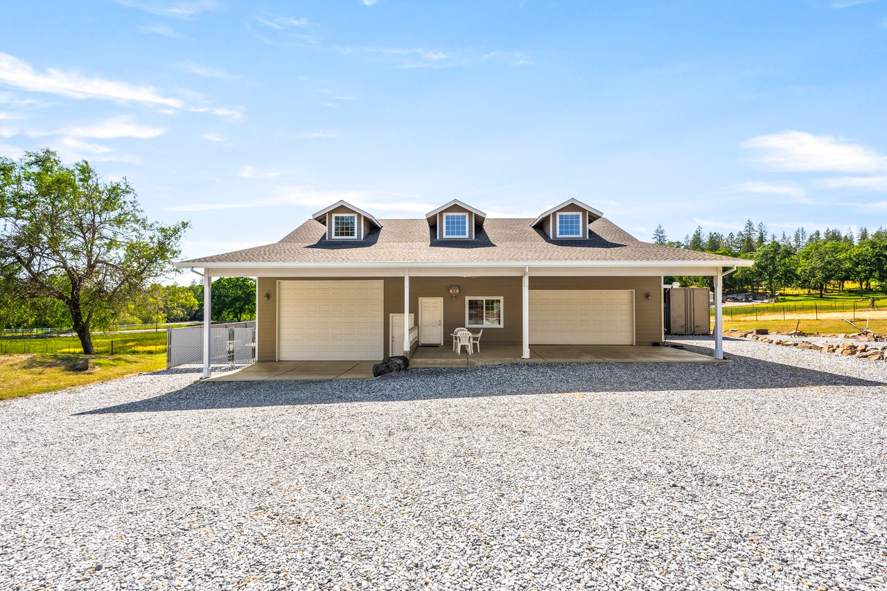 Custom Built Home on 4 Flat Acres in the Heart of Pleasant Valley – A Car Enthusiast's Dream!