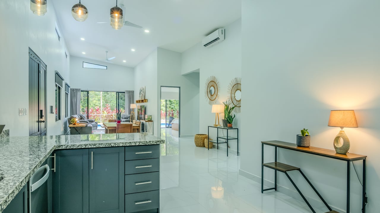 Modern 3-Bed Jungle Home with River and Pool in Cinco Ventanas Ojochal