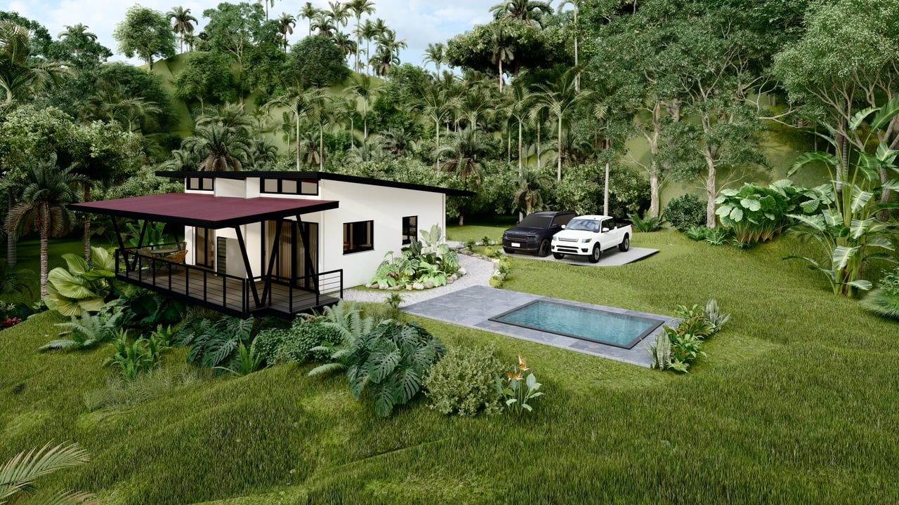 Brand New 2 Bedroom Home on Acreage Backing onto Jungle and Creek