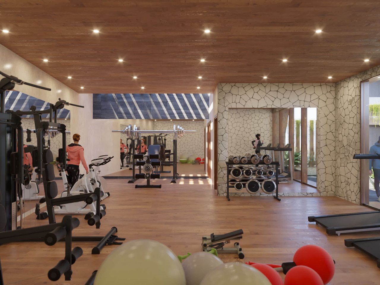  Incredible lock off condo with private pool and terrace in the heart of Tulum / Gym