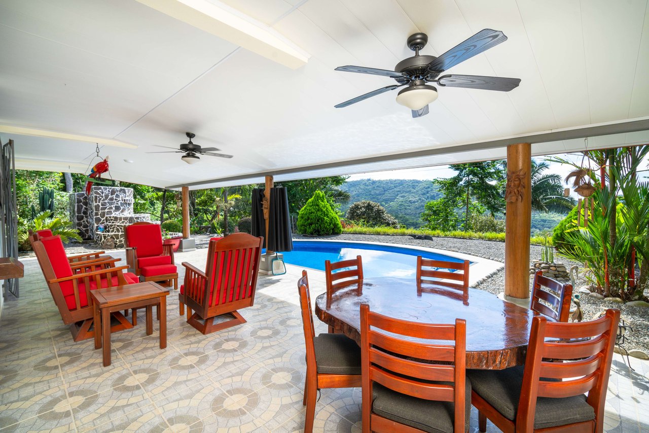 Secluded Dream Home in Costa Rica – Mountain Views, Pool & Sustainable Living