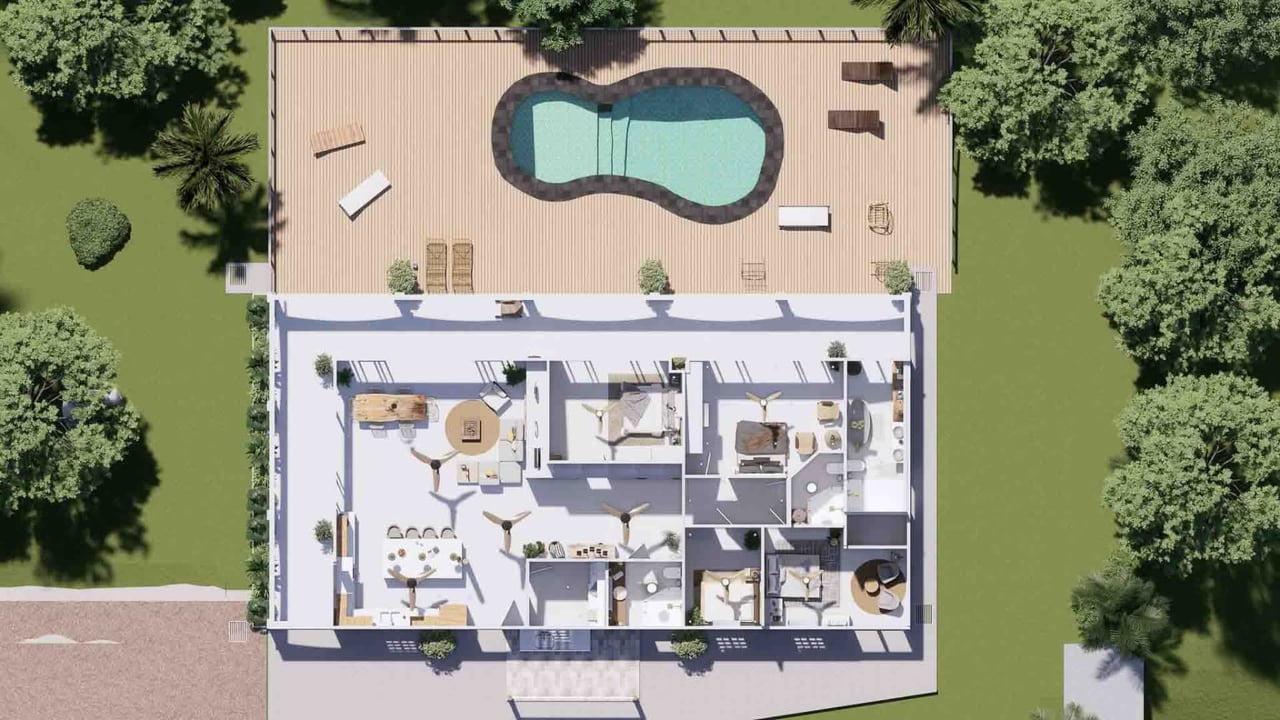 Casa Blanca: Luxury Oceanview 4 Bedroom Uvita Home