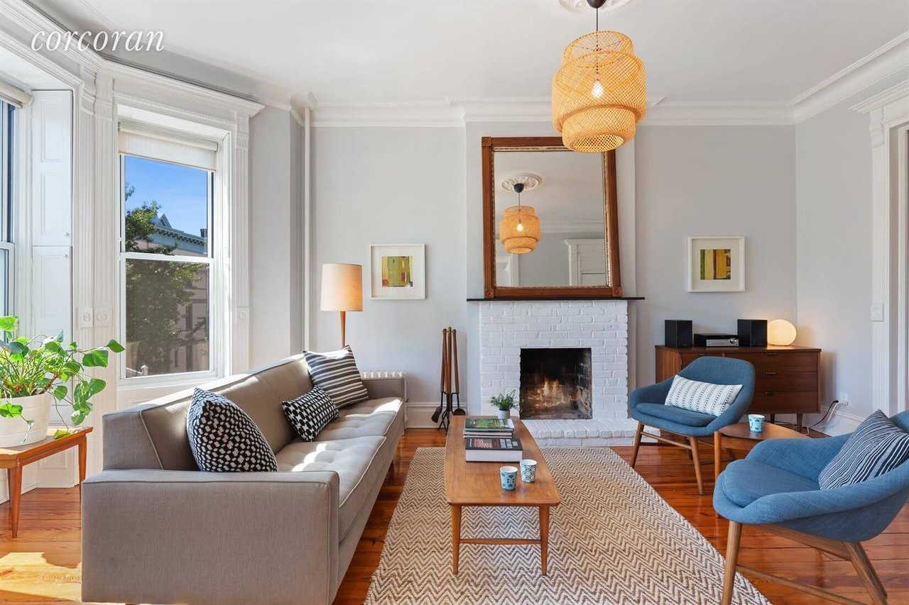 Park Slope Three-Bedroom Co-op with Working Fireplace, Modern Kitchen, Asked $1.45M