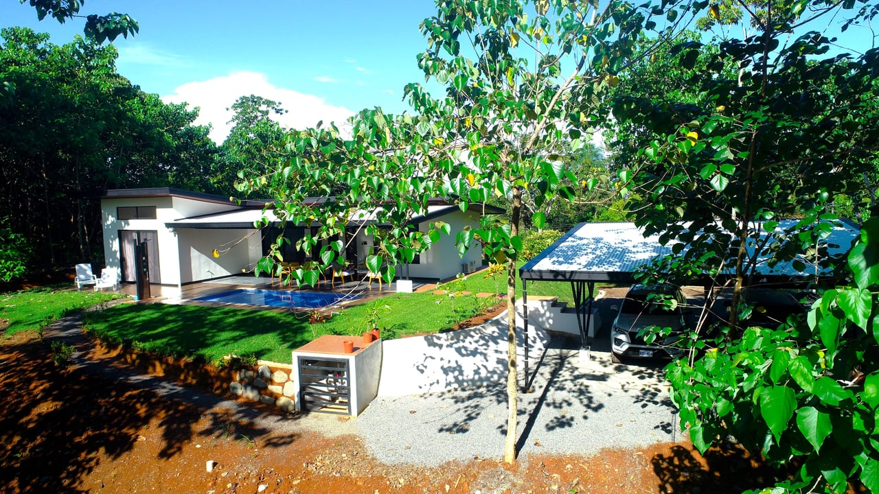 2-Bedroom, Brand New Modern House In Jungle Community On Calle Tucan.