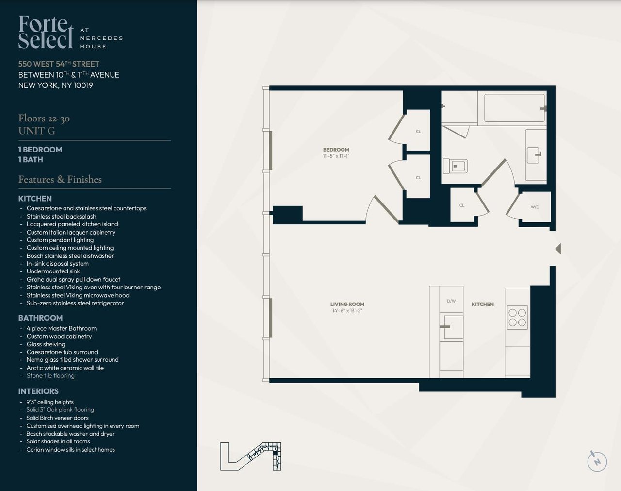 554 West 54th Street, Apt 28-G