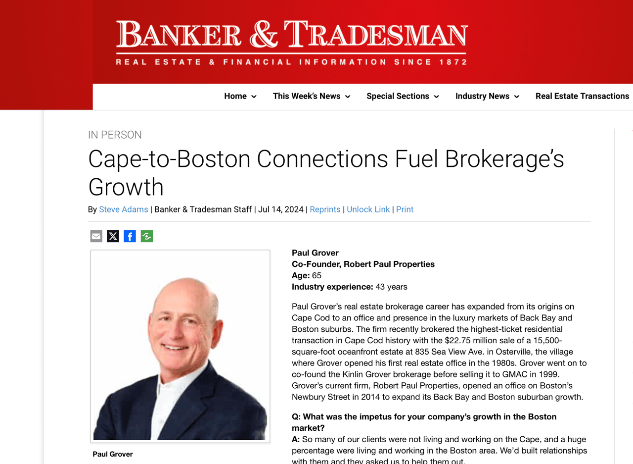 Cape-to-Boston Connections Fuel Brokerage’s Growth