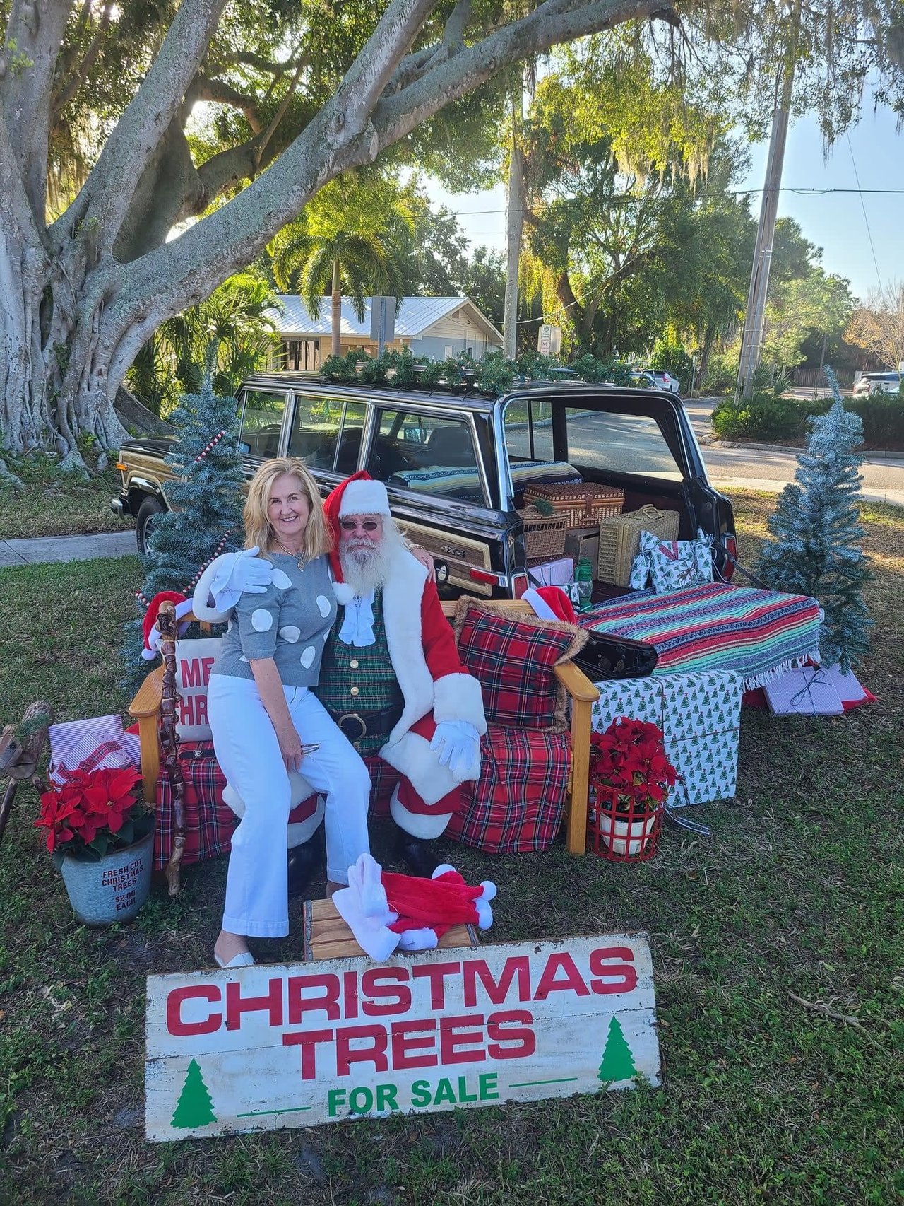 Meet and Greet with Santa photo area