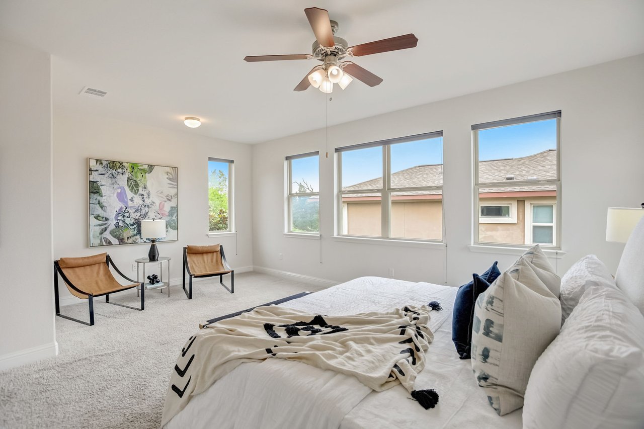 Spacious 4-Bedroom Home in The Preserve at Four Points – A+ School District, Open Floorplan, Luxurious Primary Suite, Covered Patio, and More!