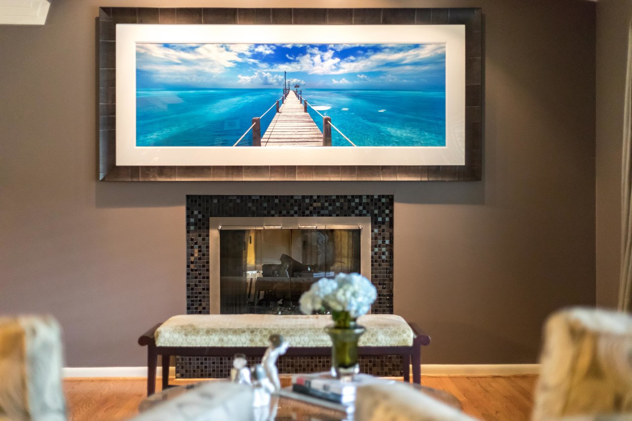 A Special Retreat on a Prized One Acre Lot With Pool and Tennis Court