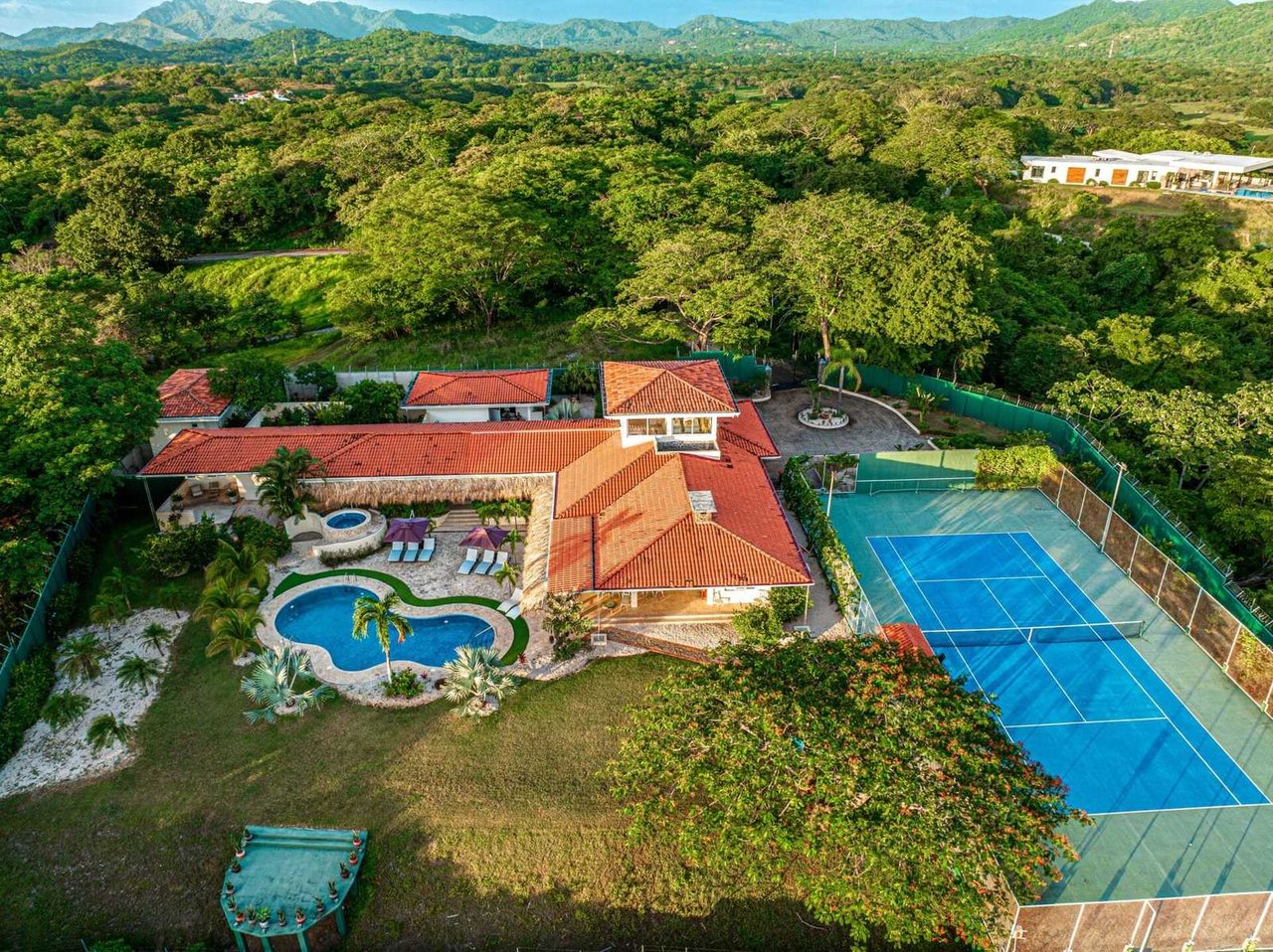 Tennis Court Ocean View Villa, Tamarindo, Guanacaste