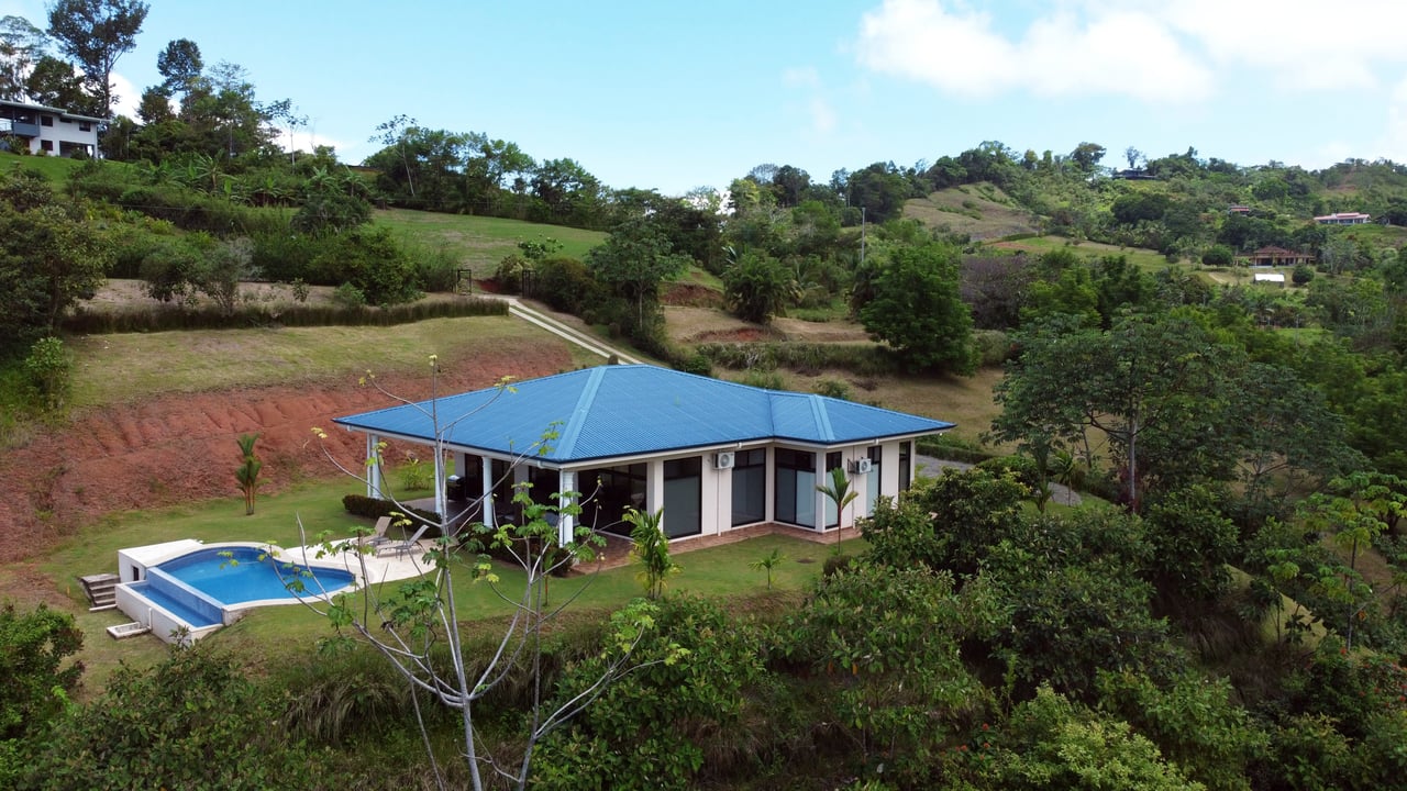 Move-In Ready Ocean View Home in the Hills of Portalon, South Pacific Coast