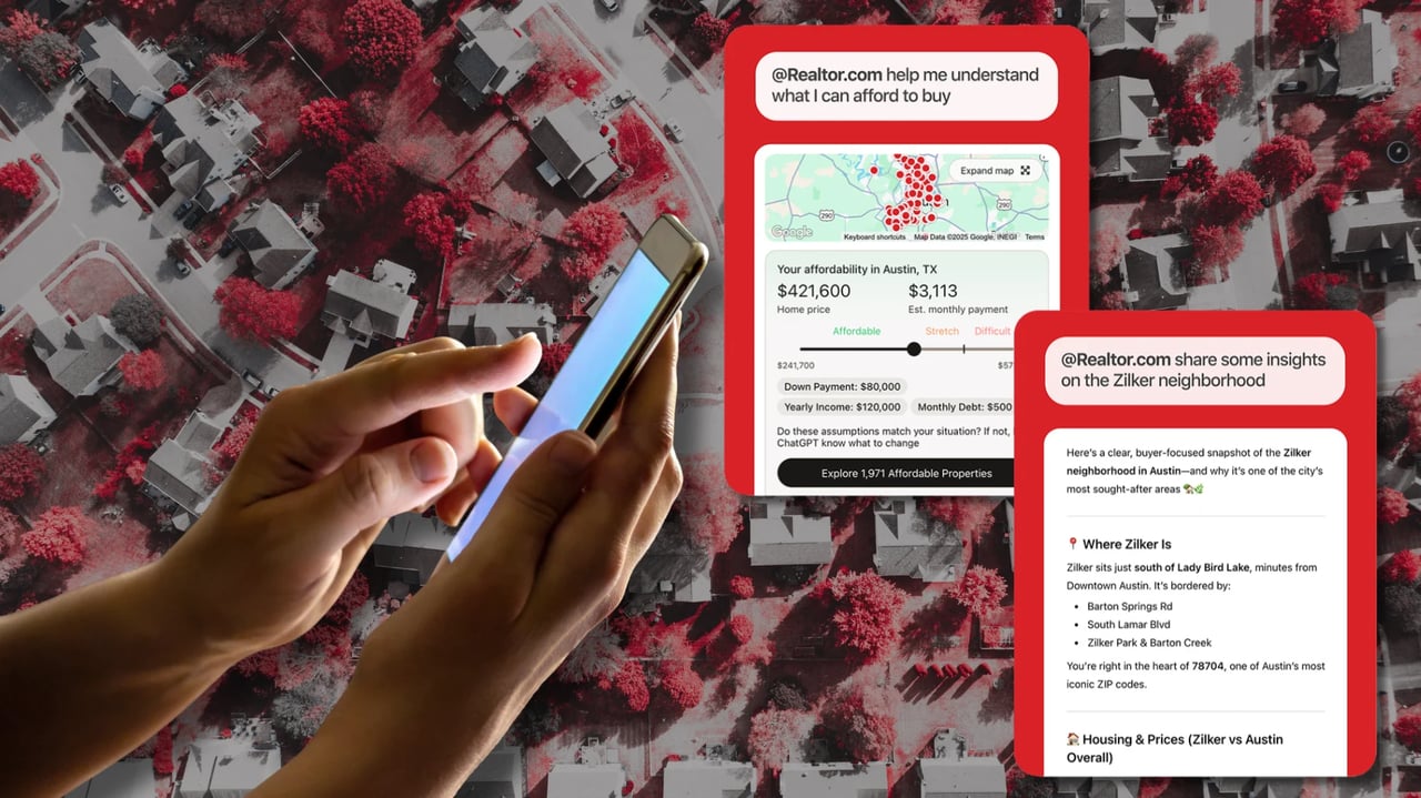 Realtor.com meets ‘homebuyers wherever they are’ with ChatGPT integration