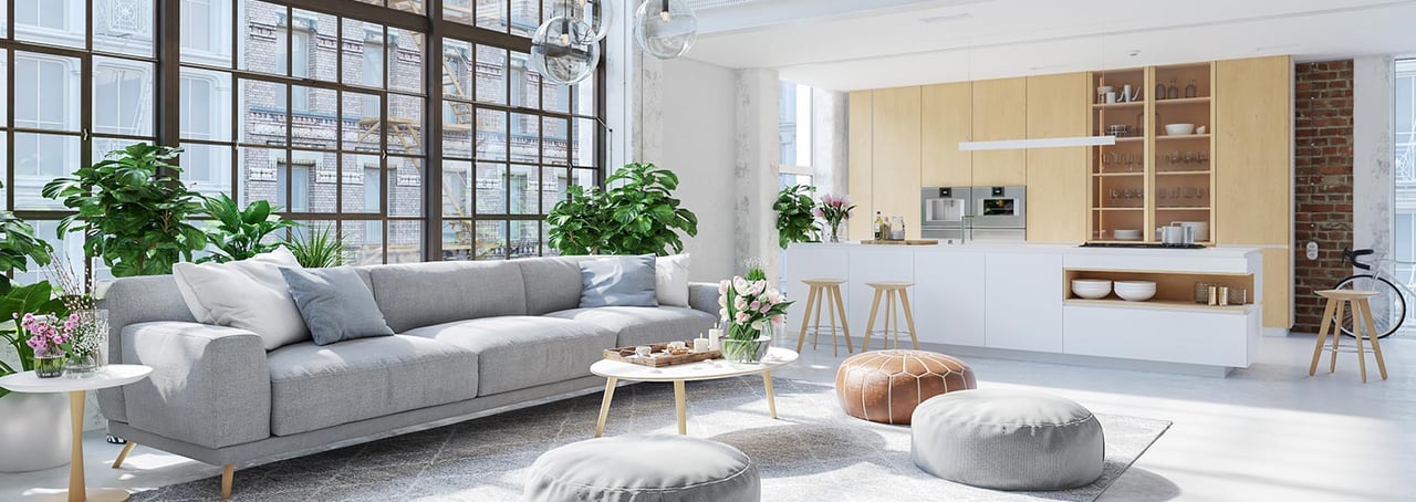 Windows for Days: Bright One and Two Bedrooms