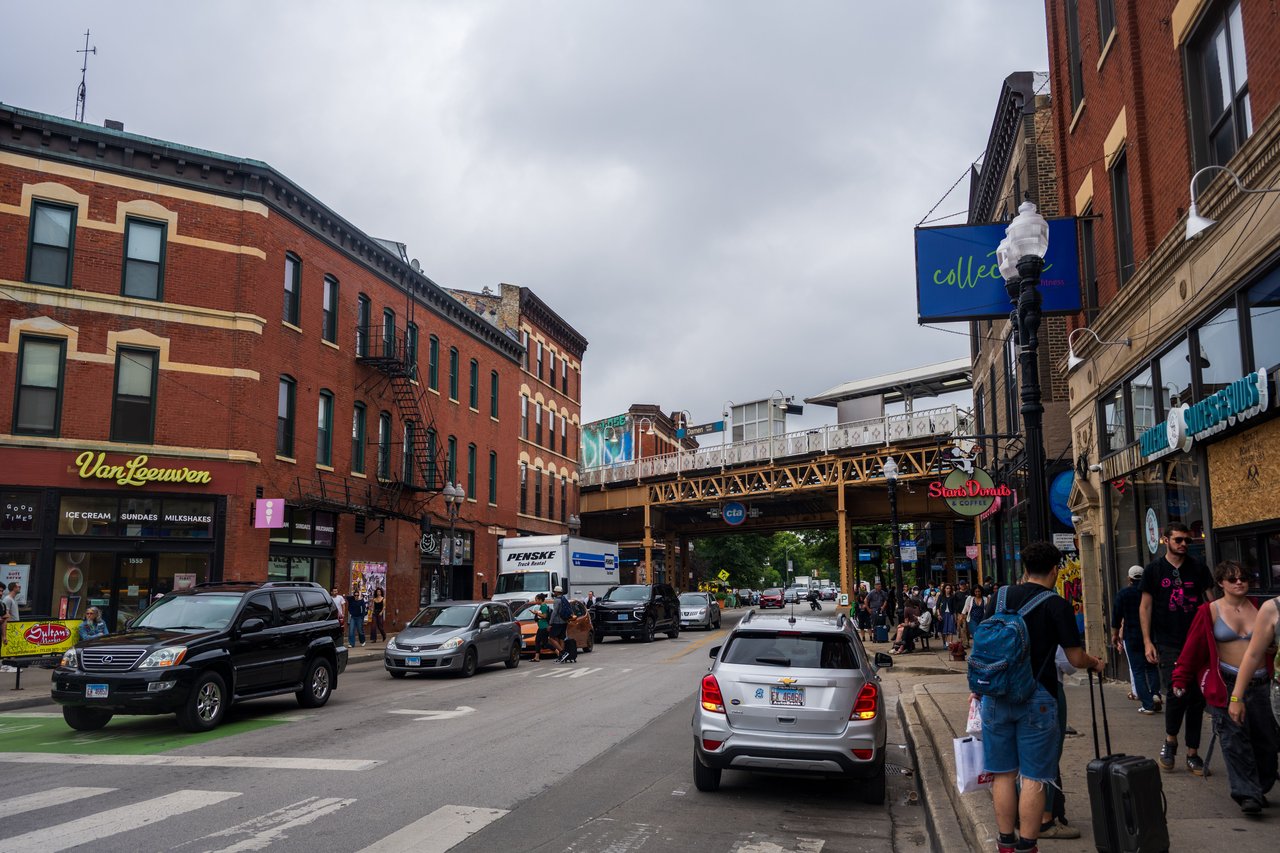 Historic townhouses, multifamily homes, mixed-use buildings, and boutique condominiums along Knickerbocker Avenue in Bushwick, Brooklyn.