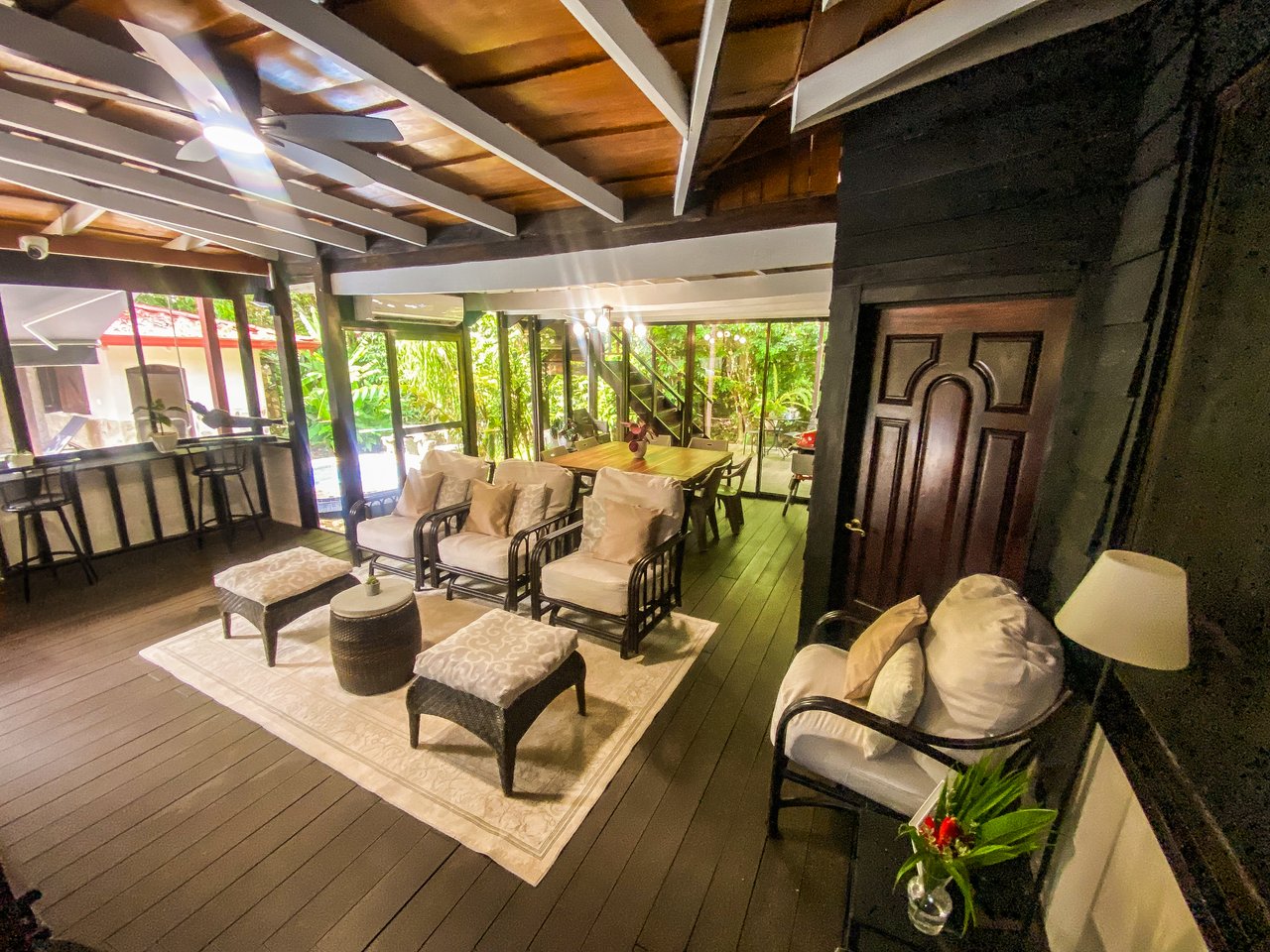 A riverfront 3-bed home on a large property In Ojochal, Costa Rica