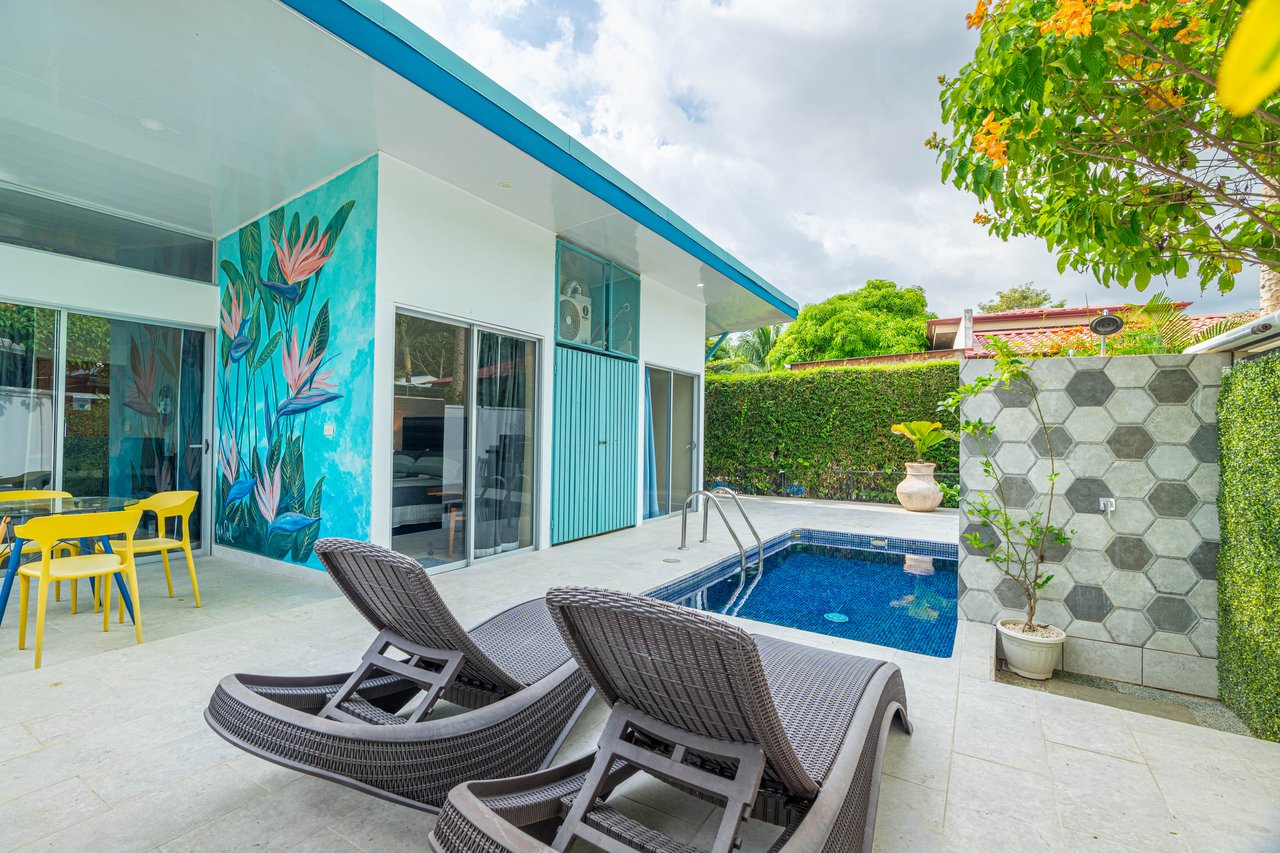 3 Bed Main Home with Two Rental Villas, Walk to Beach in Uvita! Fantastic Location!